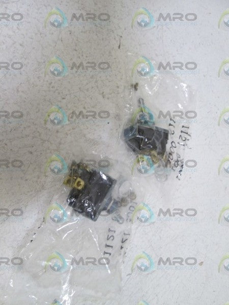 LOT OF 2 EMERSON TOGGLE SWITCH 1121-0001 NSMP