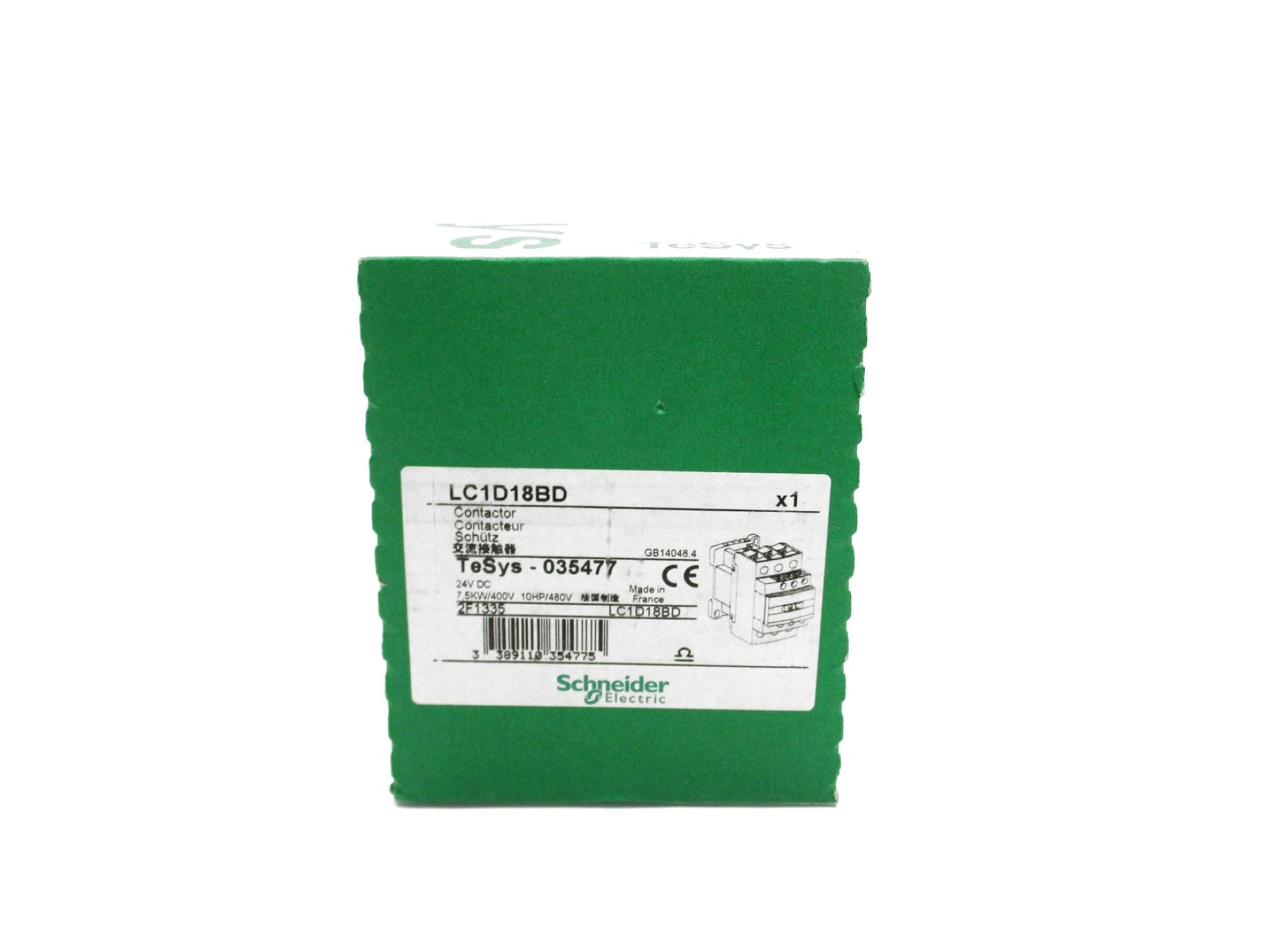 SCHNEIDER ELECTRIC LC1D18BD 24VDC NSFS