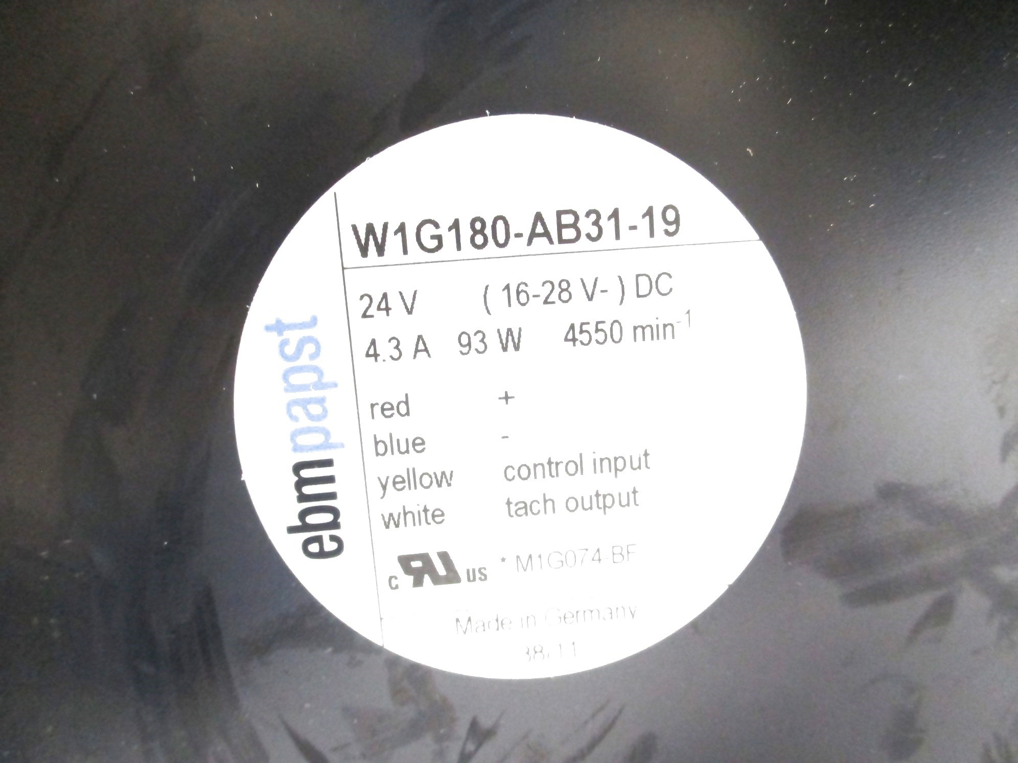 FAN W1G180-AB31-19 NSNP