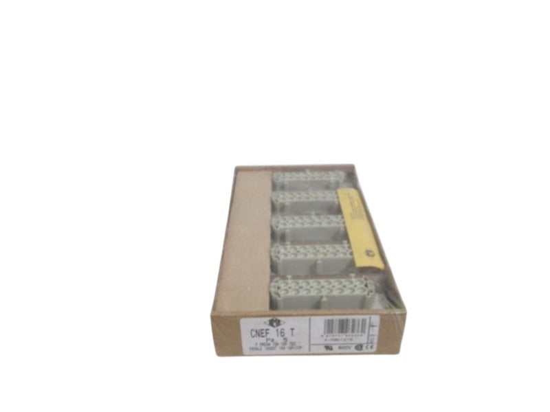 LOT OF 5 ILME FEMALE CONNECTOR CNEF 16 T ORIGINAL PACKAGE