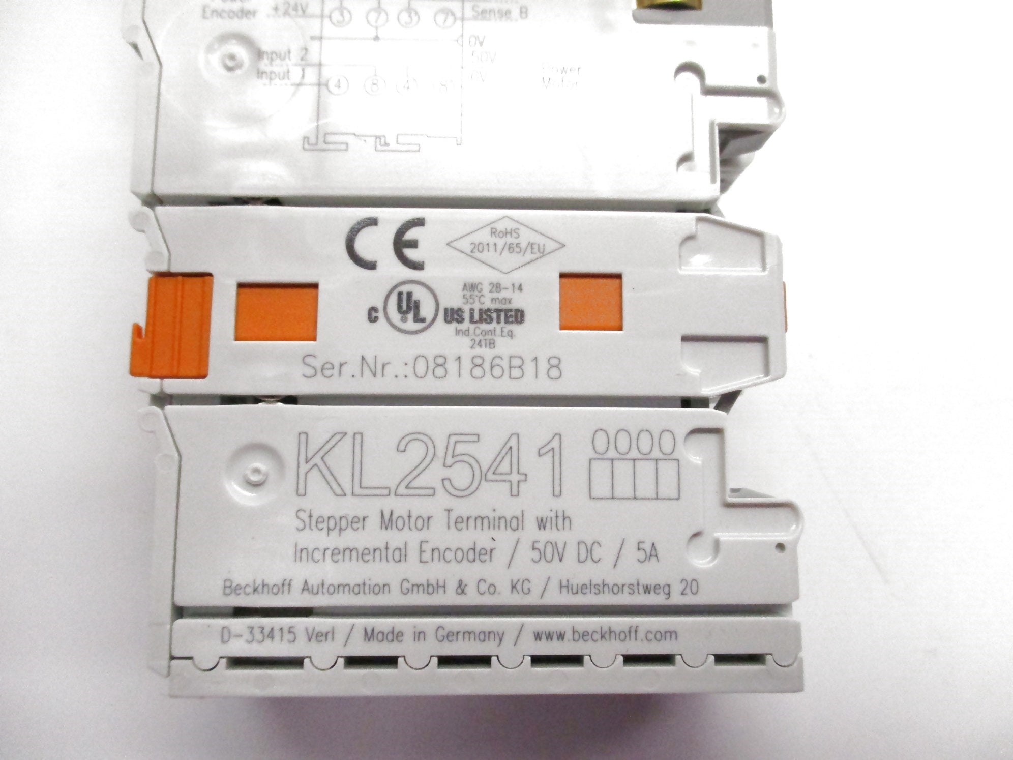 BECKHOFF KL2541 50VDC 5A NSNP