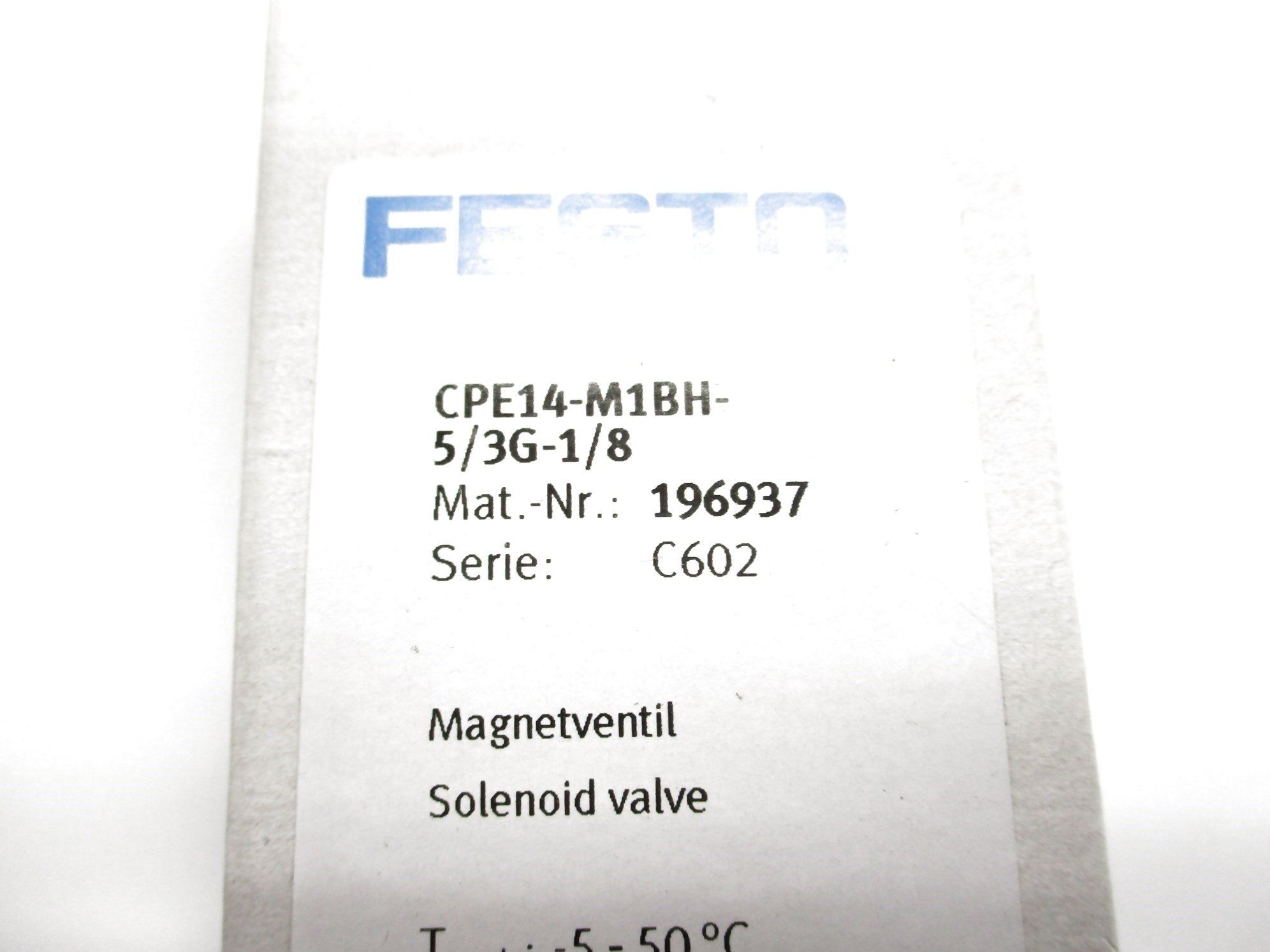 FESTO CPE14-M1BH-5/3G-1/8 24VDC NSMP