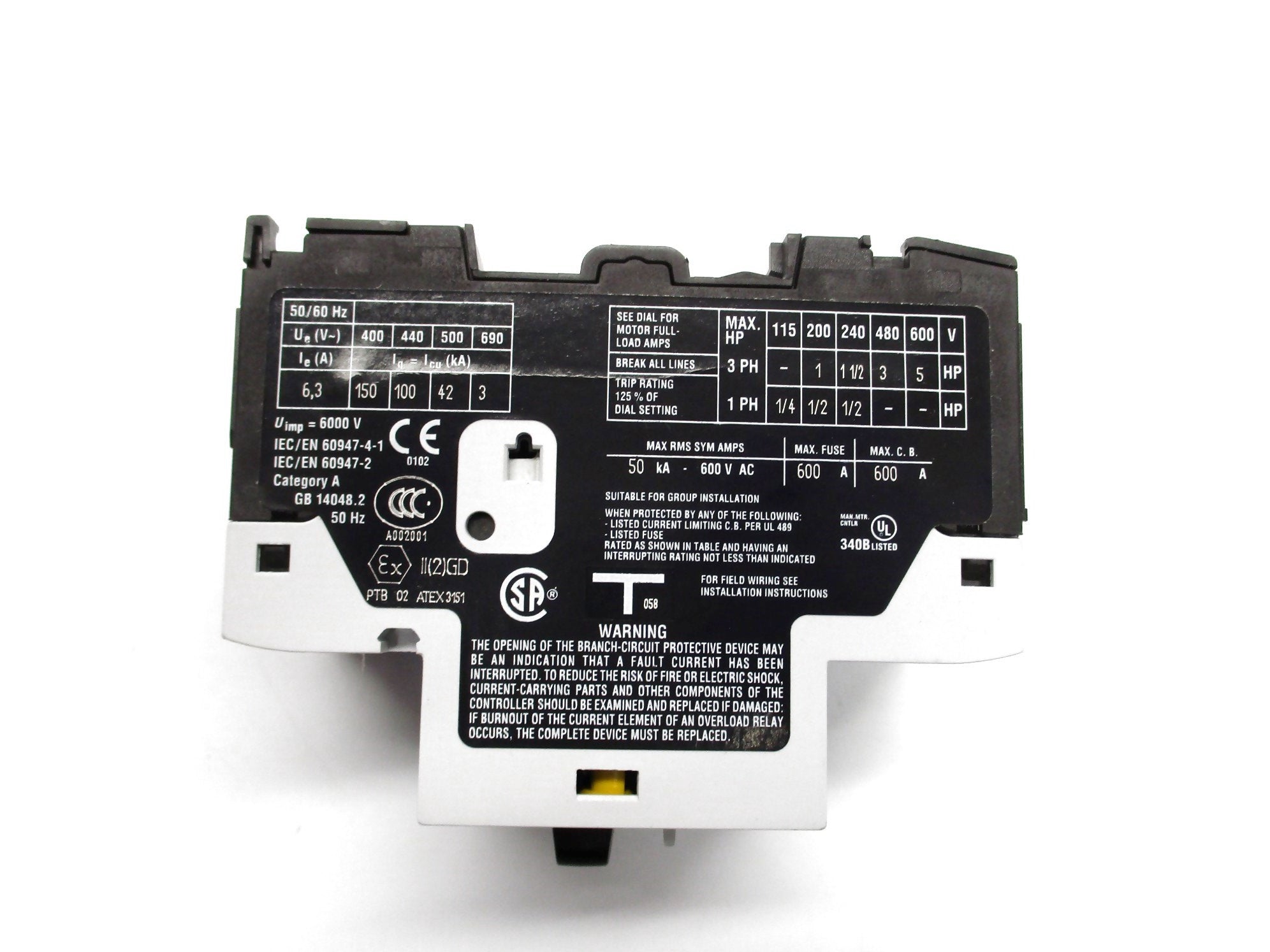 KLOCKNER MOELLER PKZM0-6.3 690V 4.0-6.3A NSMP