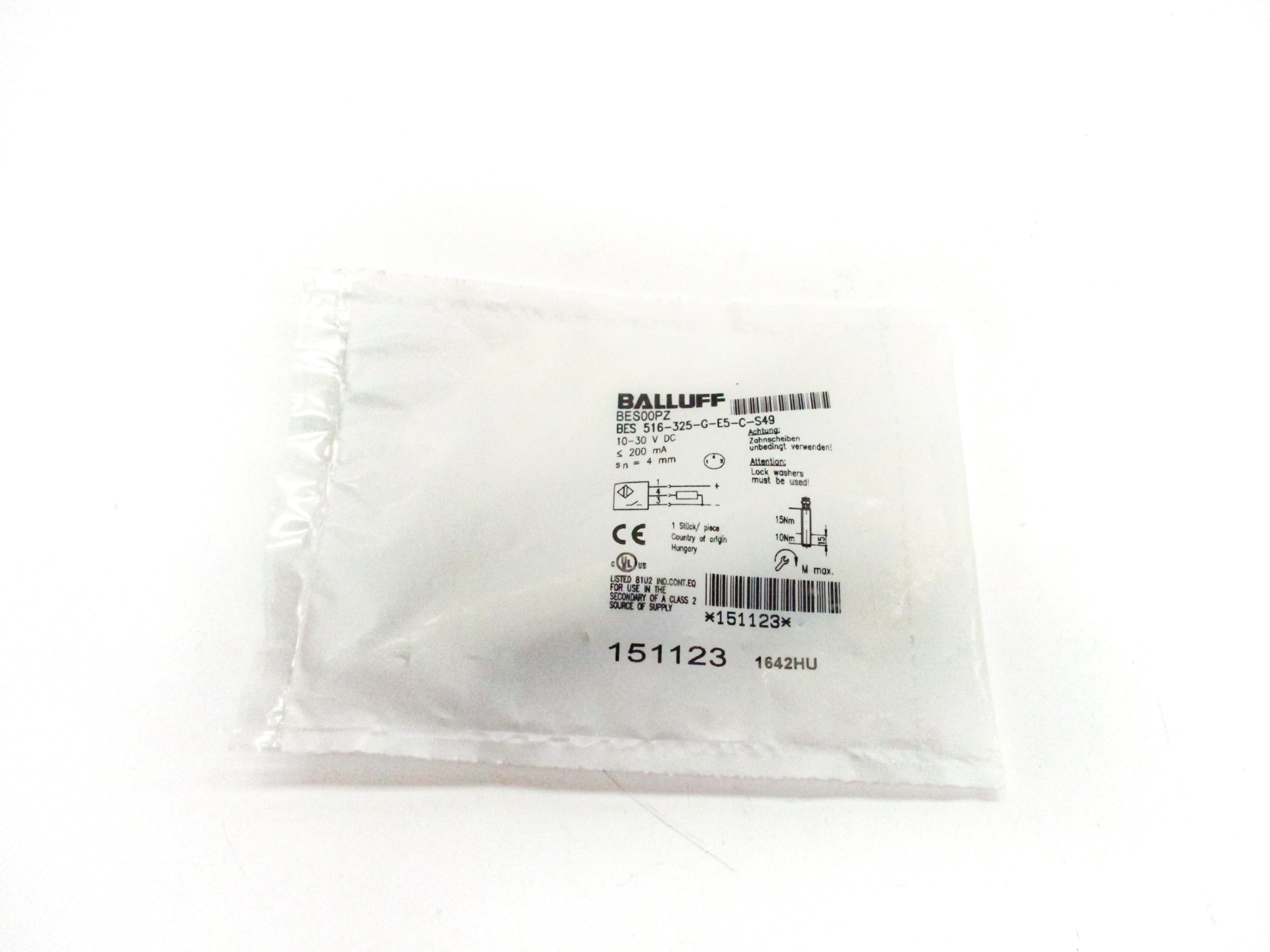 BALLUFF BES516-325-G-E5-C-S49 BES00PZ 10-30VDC NSMP