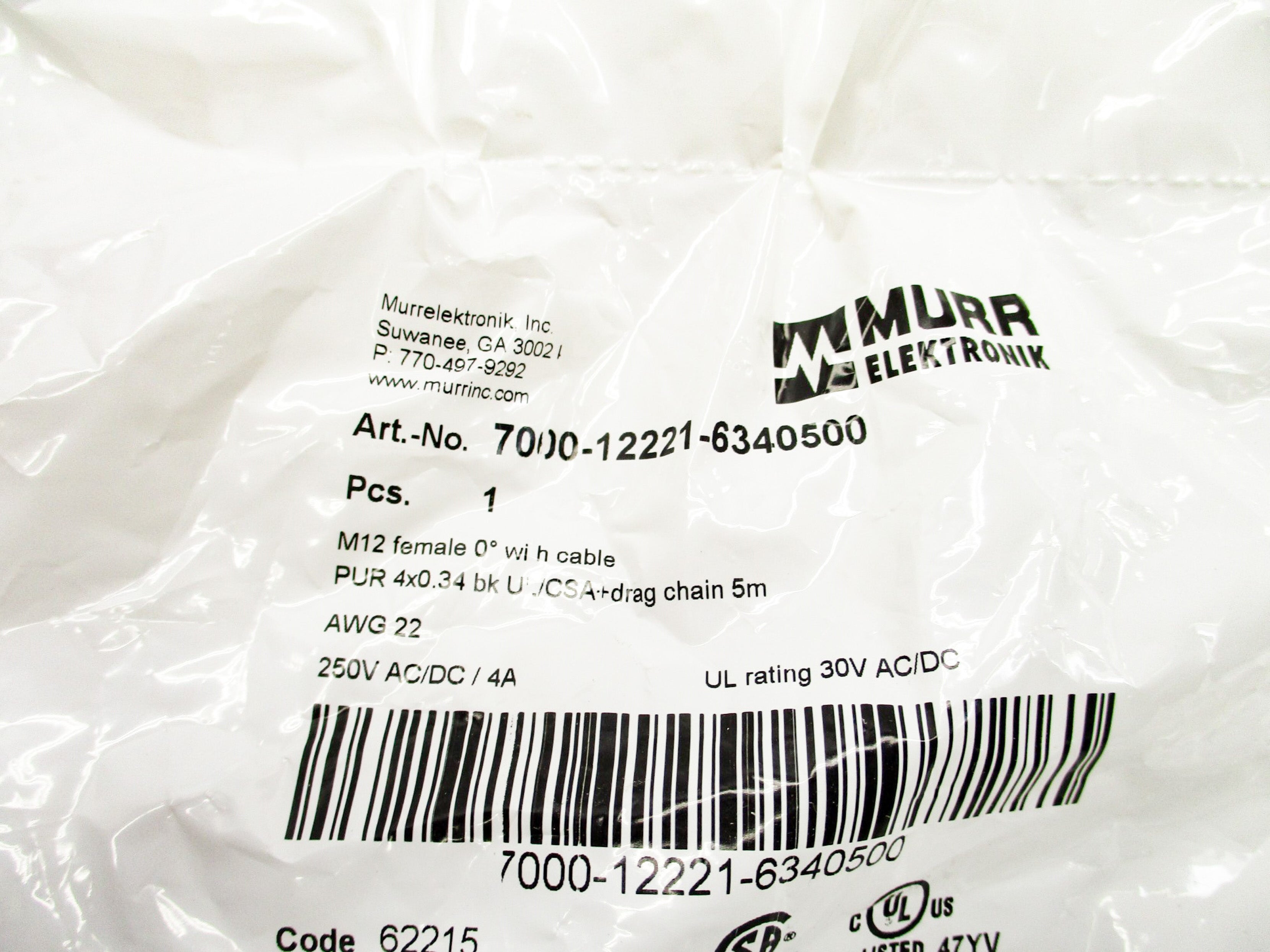 MURR ELEKTRONIK 7000-12221-6340500 NSMP