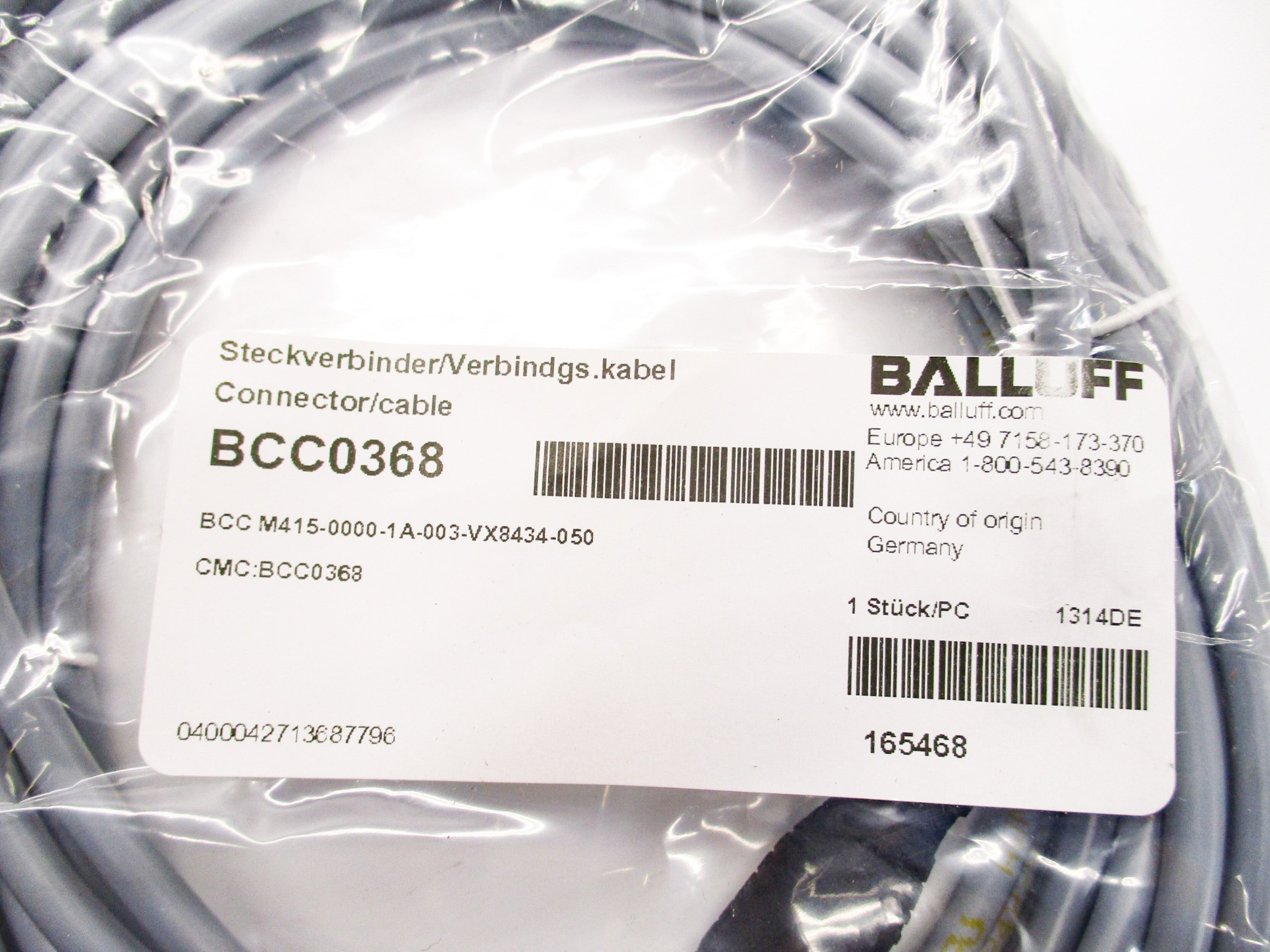 BALLUFF BCCM415-0000-1A-003-VX8434-050 NSMP