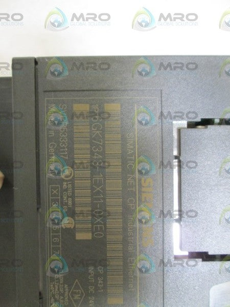 SIEMENS ETHERNET MODULE 6GK7343-1EX11-0XE0 UNMP