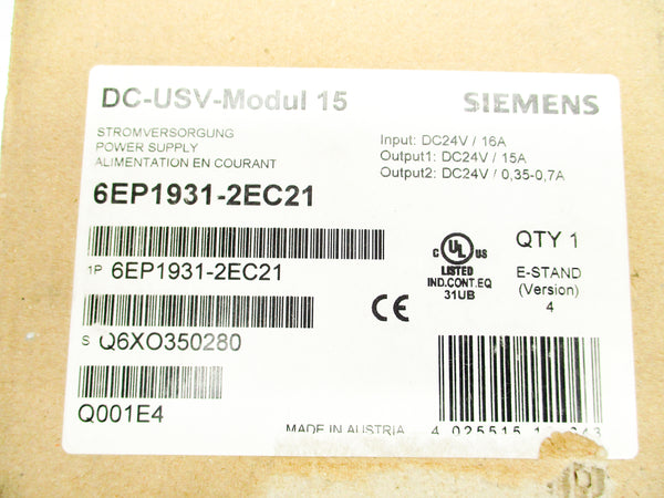 SIEMENS 6EP1931-2EC21 NSMP