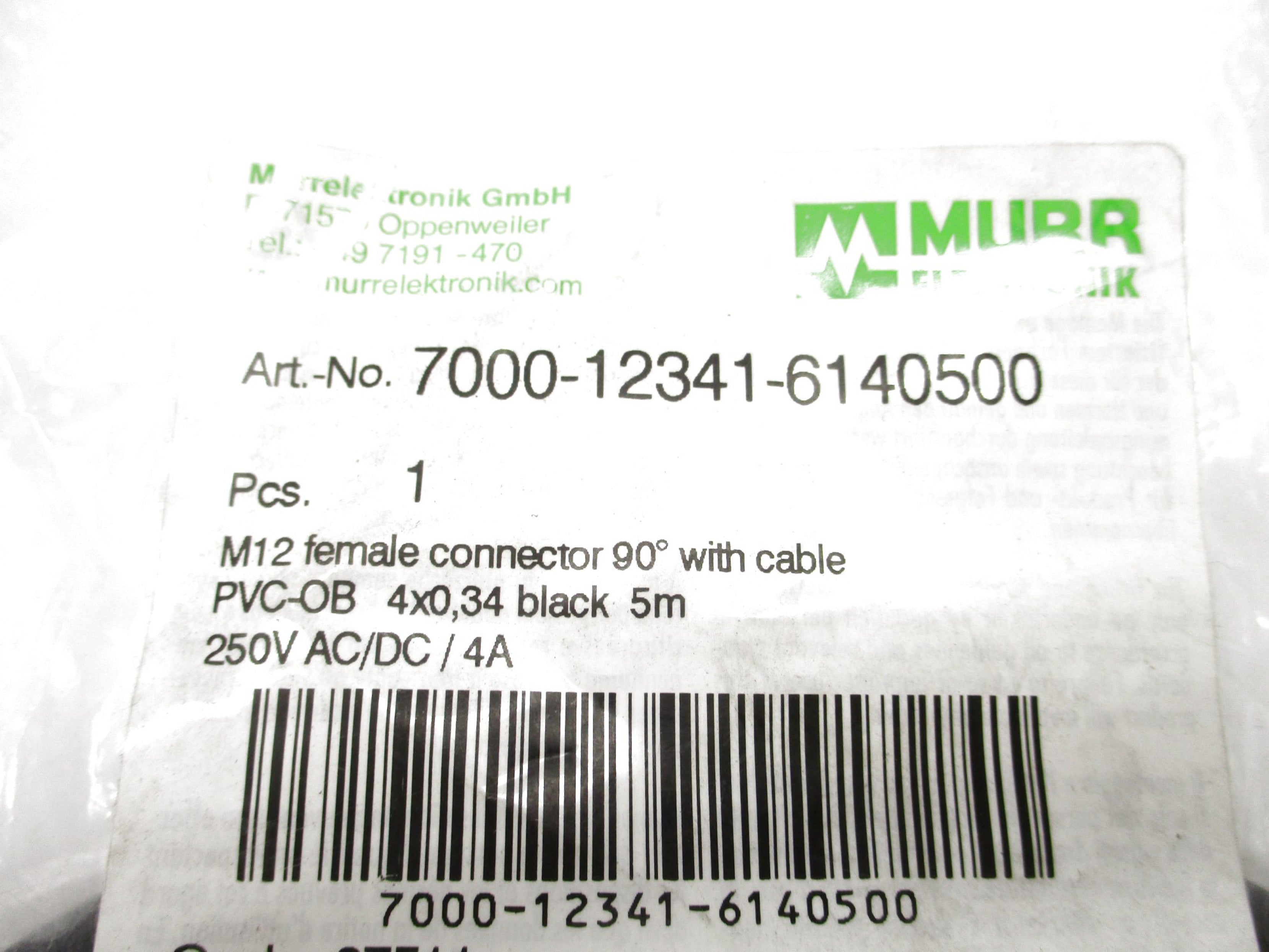 MURR ELEKTRONIK 7000-12341-6140500 NSMP