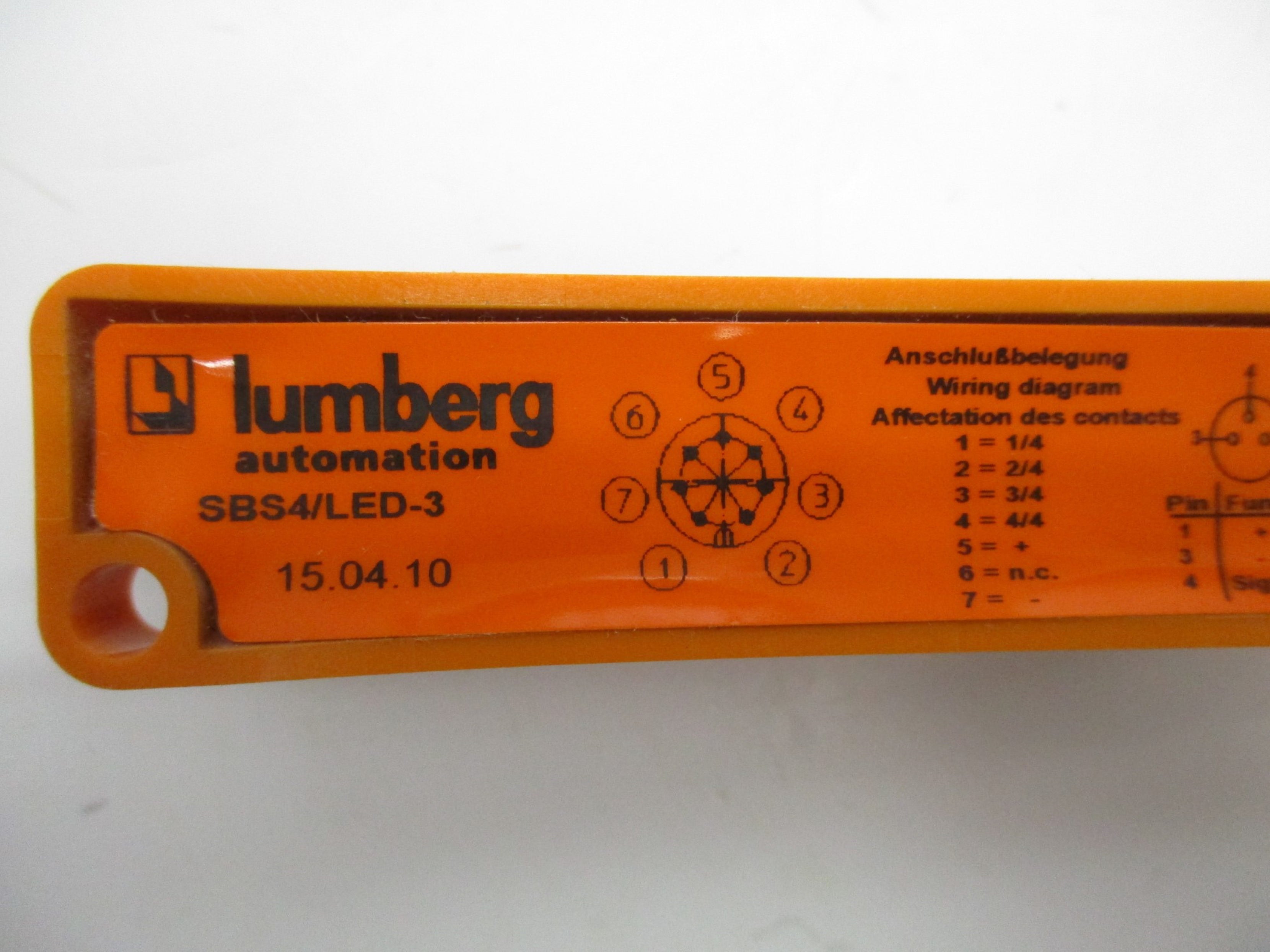 LUMBERG AUTOMATION SBS4/LED-3 NSNP