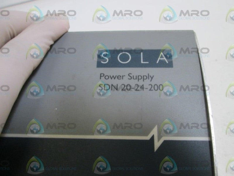 SOLA POWER SUPPLY SDN 20-24-200 UNMP