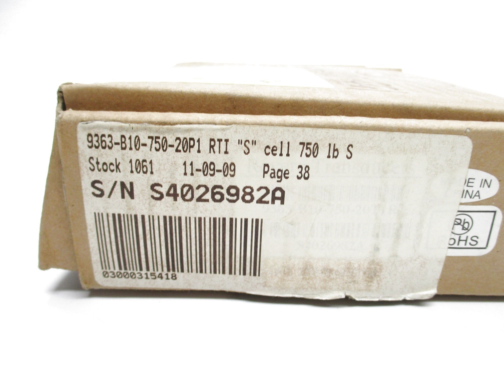 REVERE 9363-B10-750-20T1R NSMP