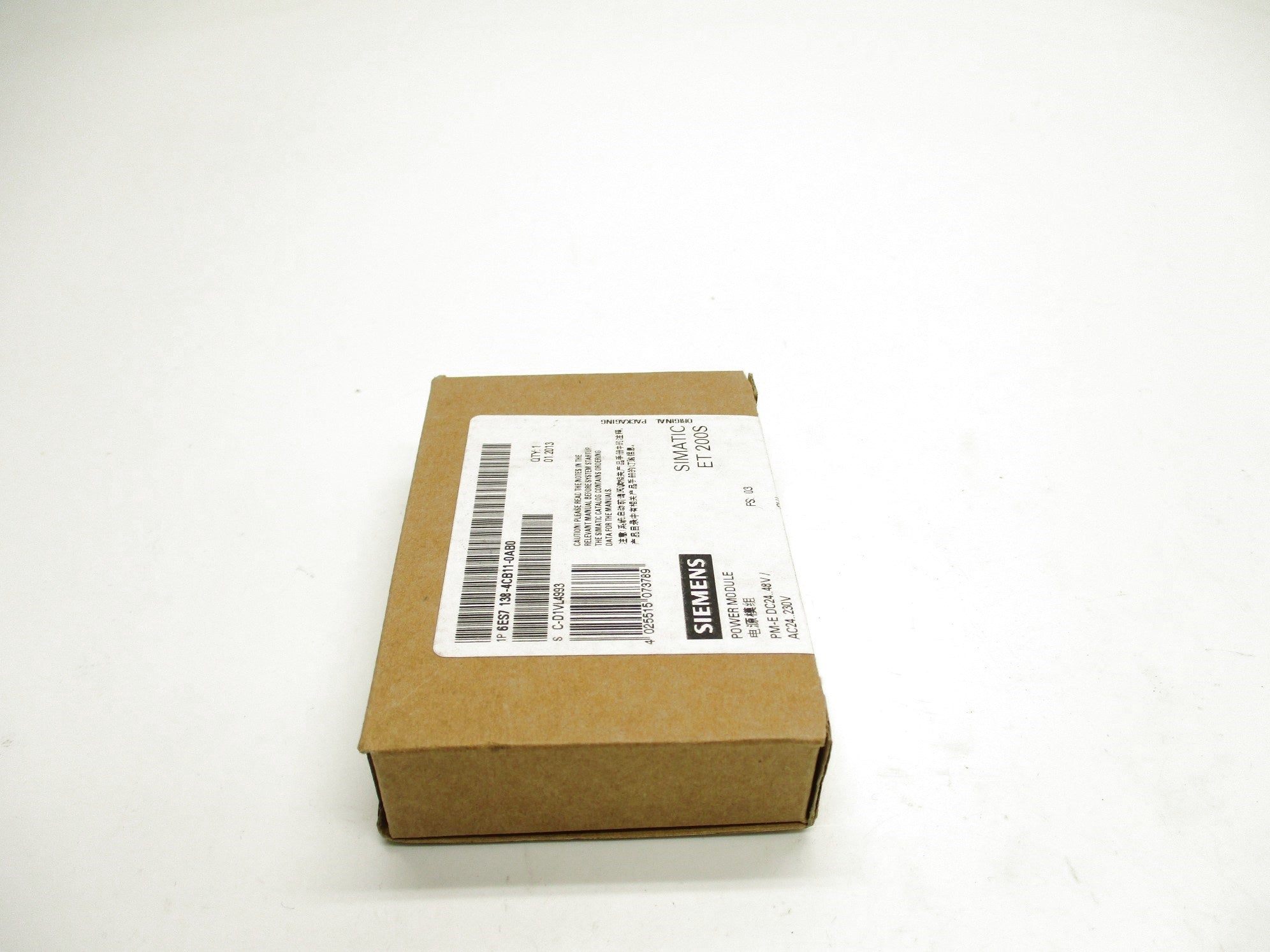 SIEMENS 6ES7138-4CB11-0AB0 24-230VAC NSFS