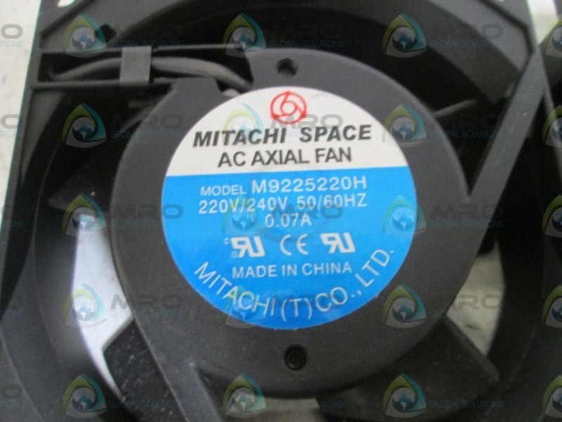 LOT OF 2 MITACHI AC AXIAL FAN M9225220H UNMP
