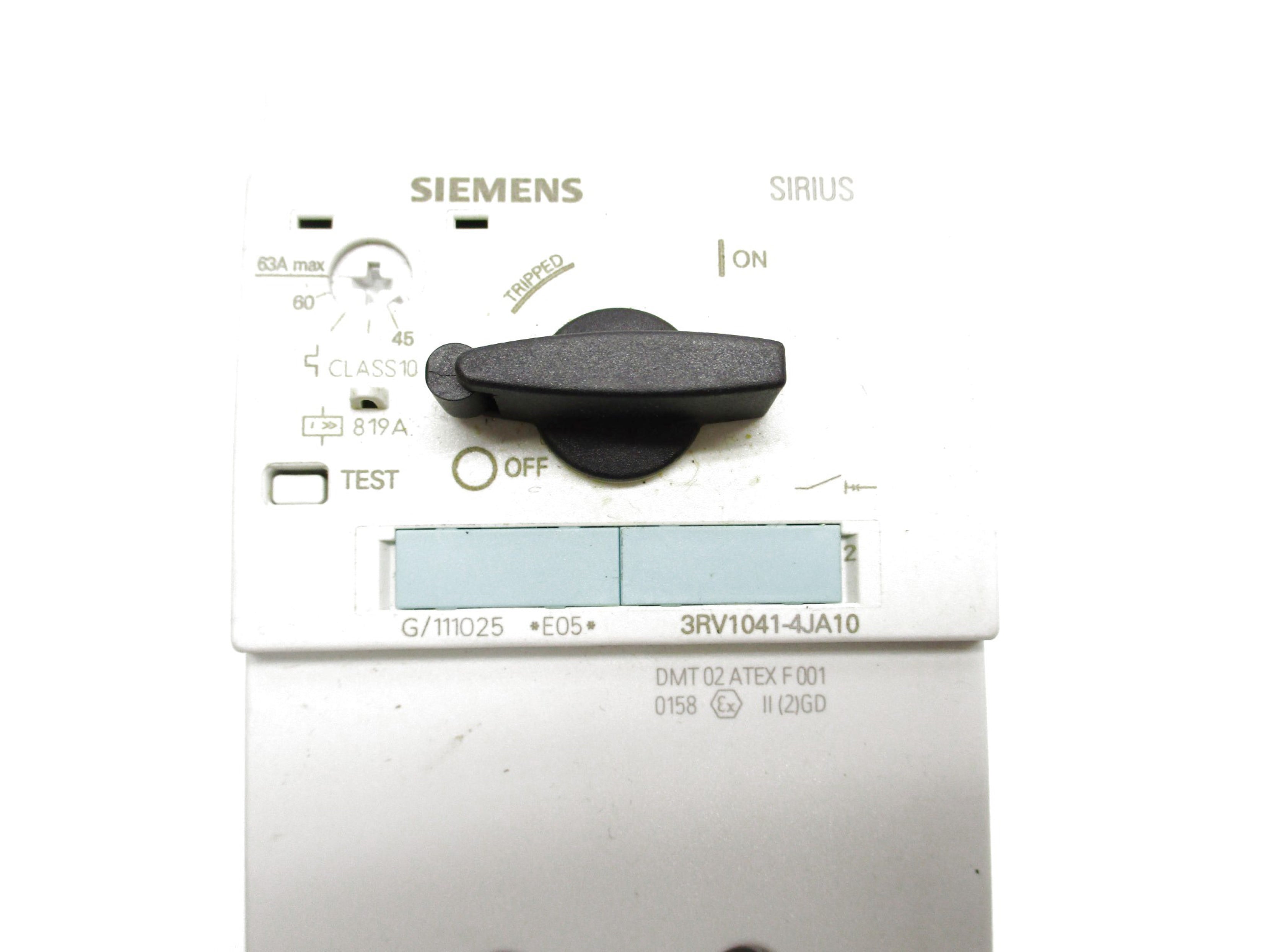 SIEMENS 3RV1041-4JA10 690V 45-63A NSMP