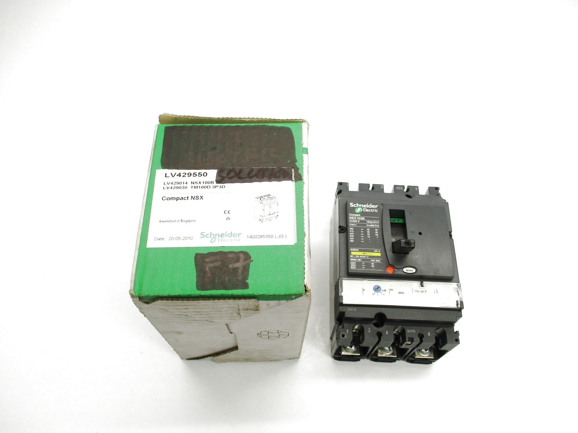 SCHNEIDER LV429550 100A 690V NSMP