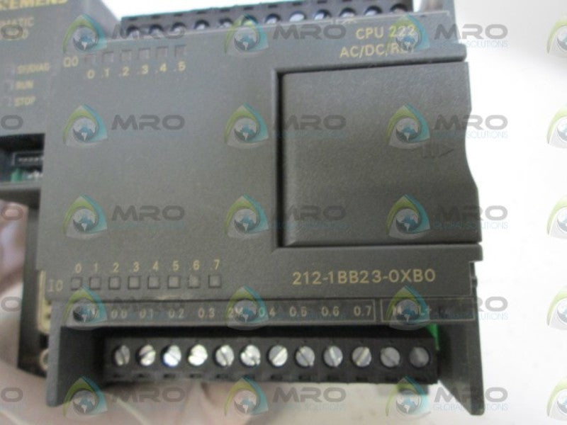 SIEMENS PLC MODULE 6ES7 212-1BB23-0XB0 (AS PICTURED) UNMP
