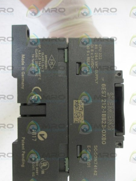 SIEMENS PLC MODULE 6ES7 212-1BB23-0XB0 (AS PICTURED) UNMP