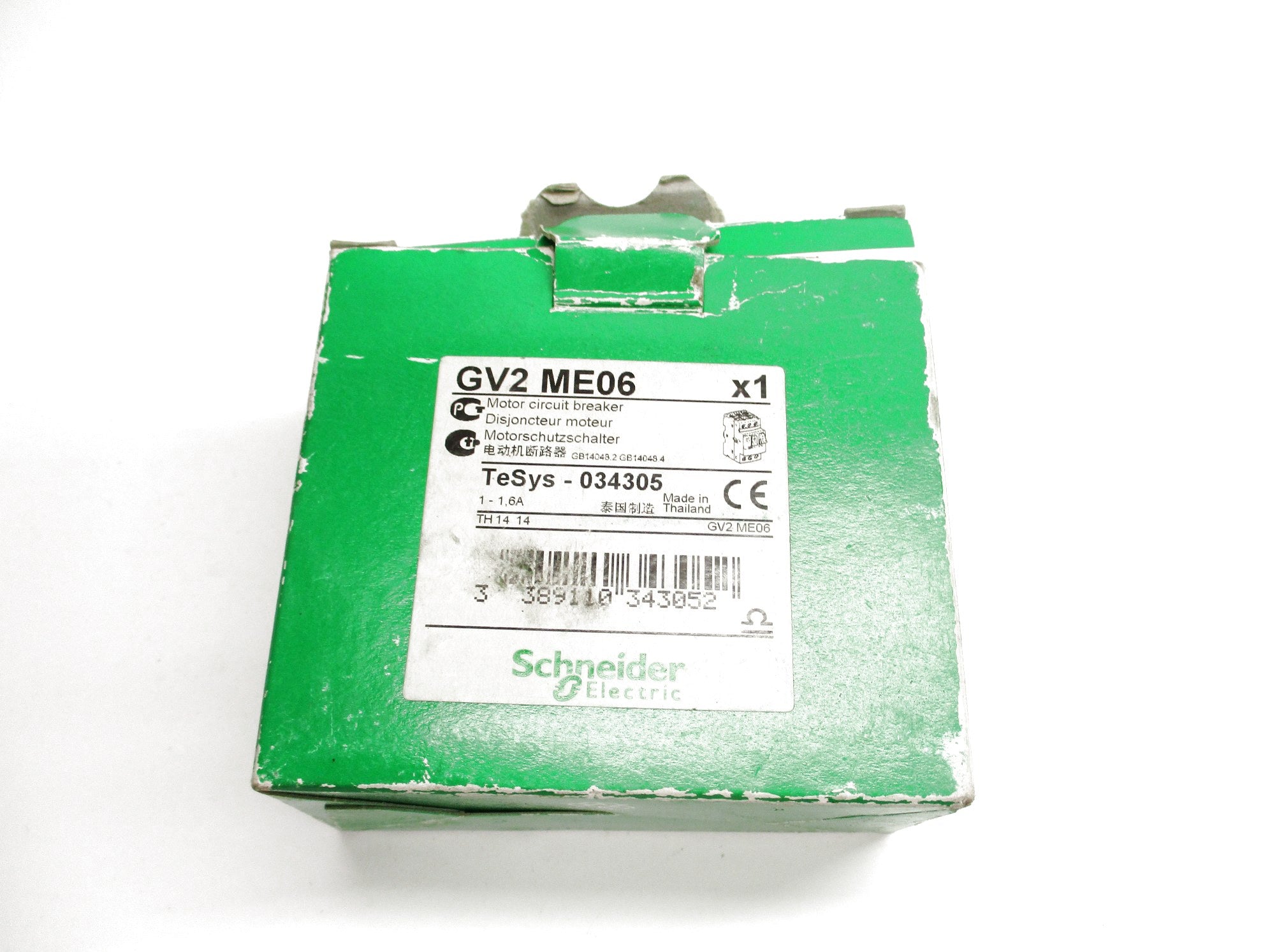 SCHNEIDER ELECTRIC GV2ME06 690V 1-1.6A NSMP