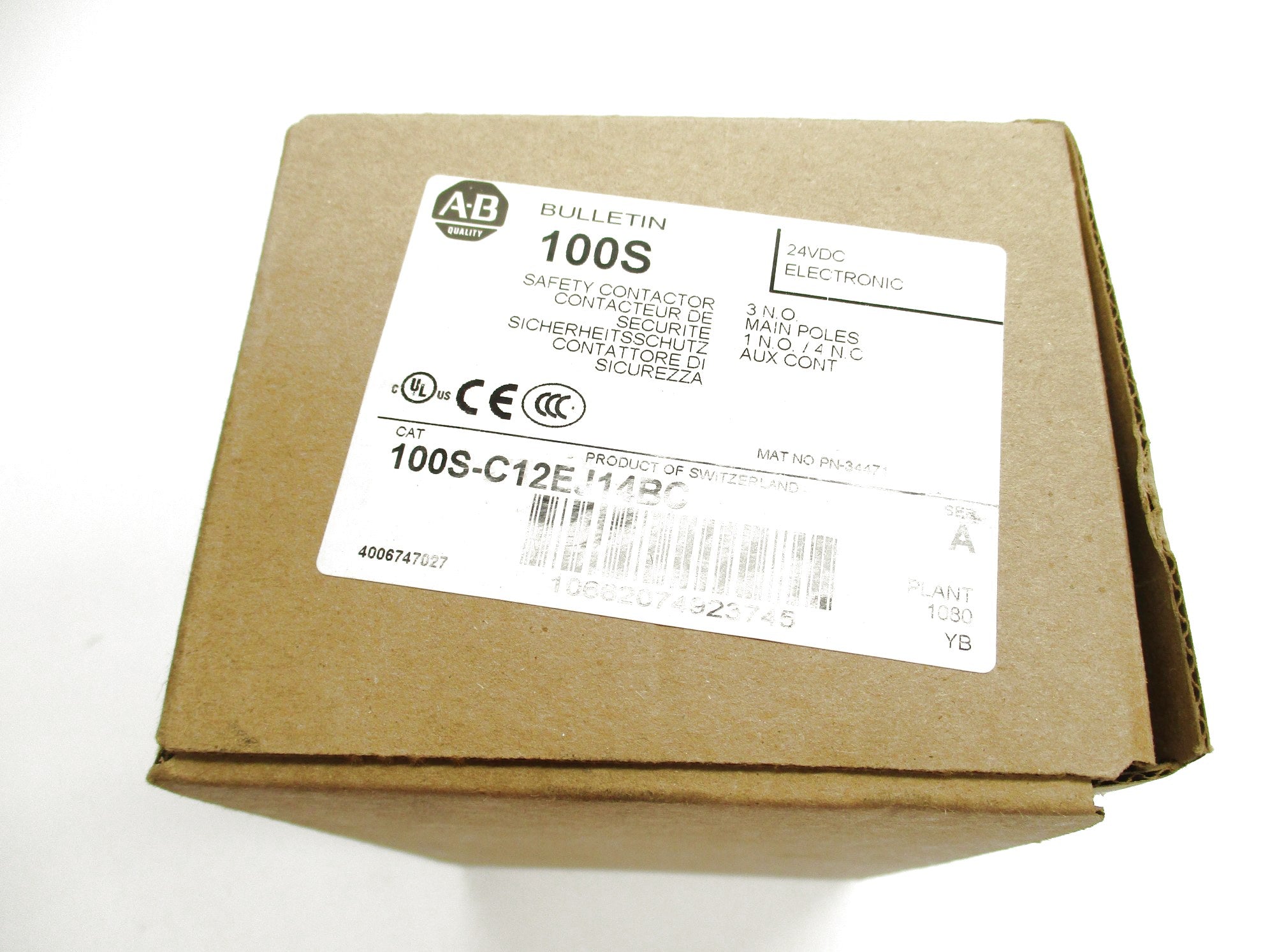 INDUSTRIAL SPARE PART 100S-C12EJ14BC SER. A 24VDC (BR/WH) NSMP