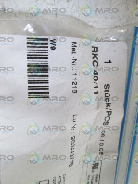 LUMBERG CONNECTOR RKC40/11 NSNP IN BAG
