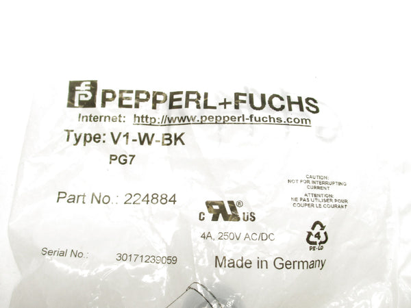 PEPPERL+FUCHS V1-W-BK NSMP