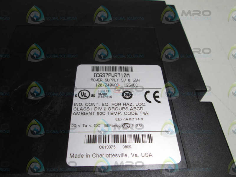 GE FANUC IC697PWR710M POWER SUPPLY UNMP