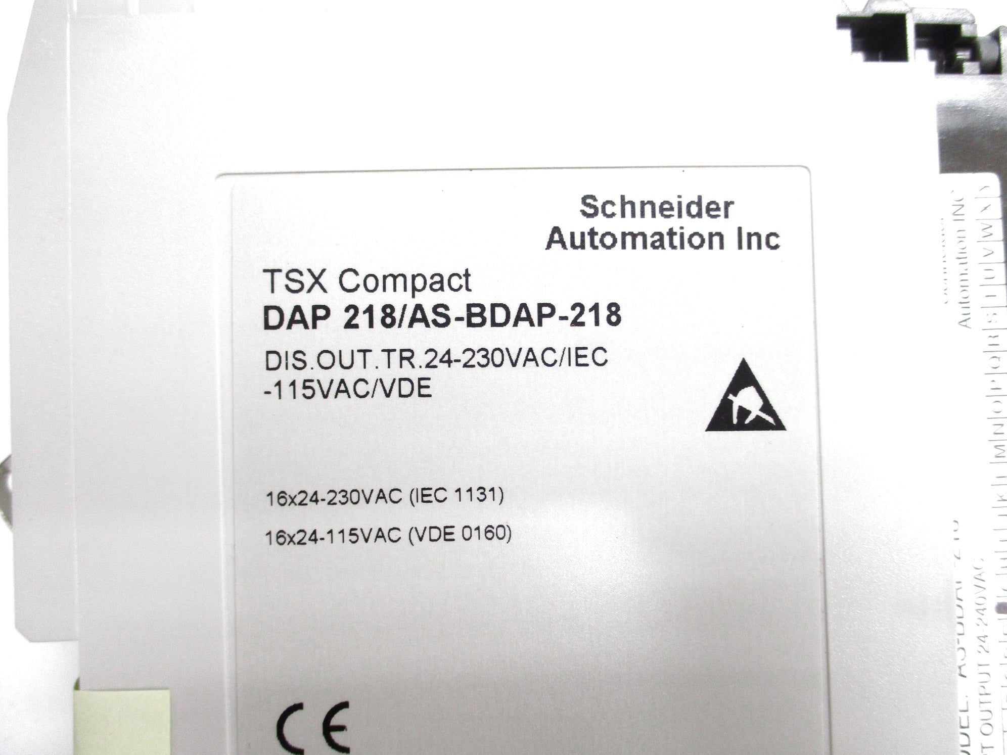 SCHNEIDER AUTOMATION DAP218/AS-BDAP-218 24-230VAC NSMP