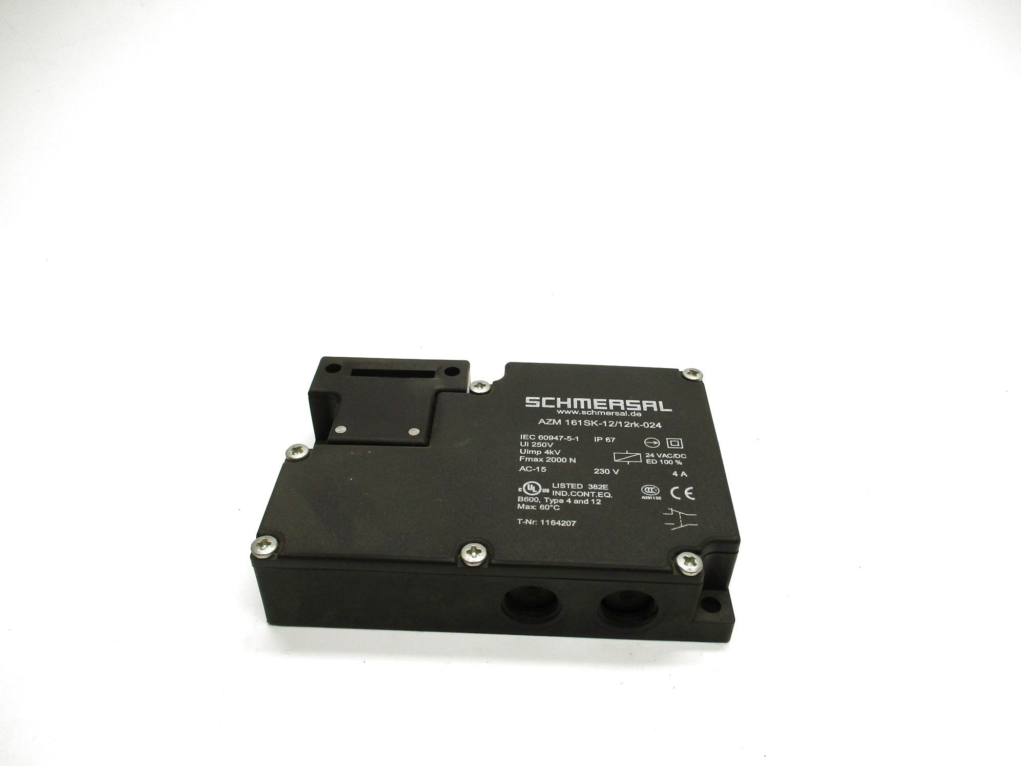 SCHMERSAL AZM161SK-12/12RK-024 250V 4A (NO KEY) NSNP