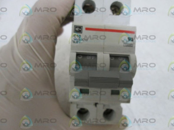 CUTLER-HAMMER CIRCUIT BREAKER 2-POLE 415V C10 WMS2C10  UNMP