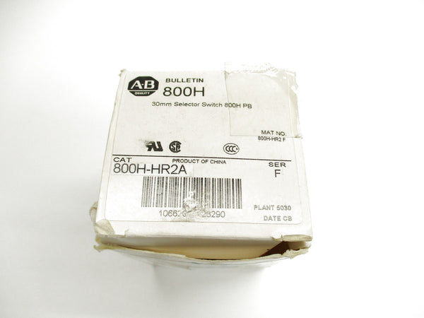 ALLEN BRADLEY 800H-HR2A SER. F (WH) NSMP