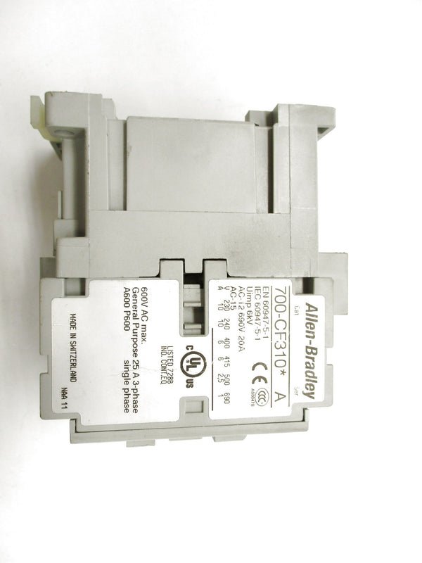 ALLEN BRADLEY 700-CF310D SER. A 110/120V 20A NSNP