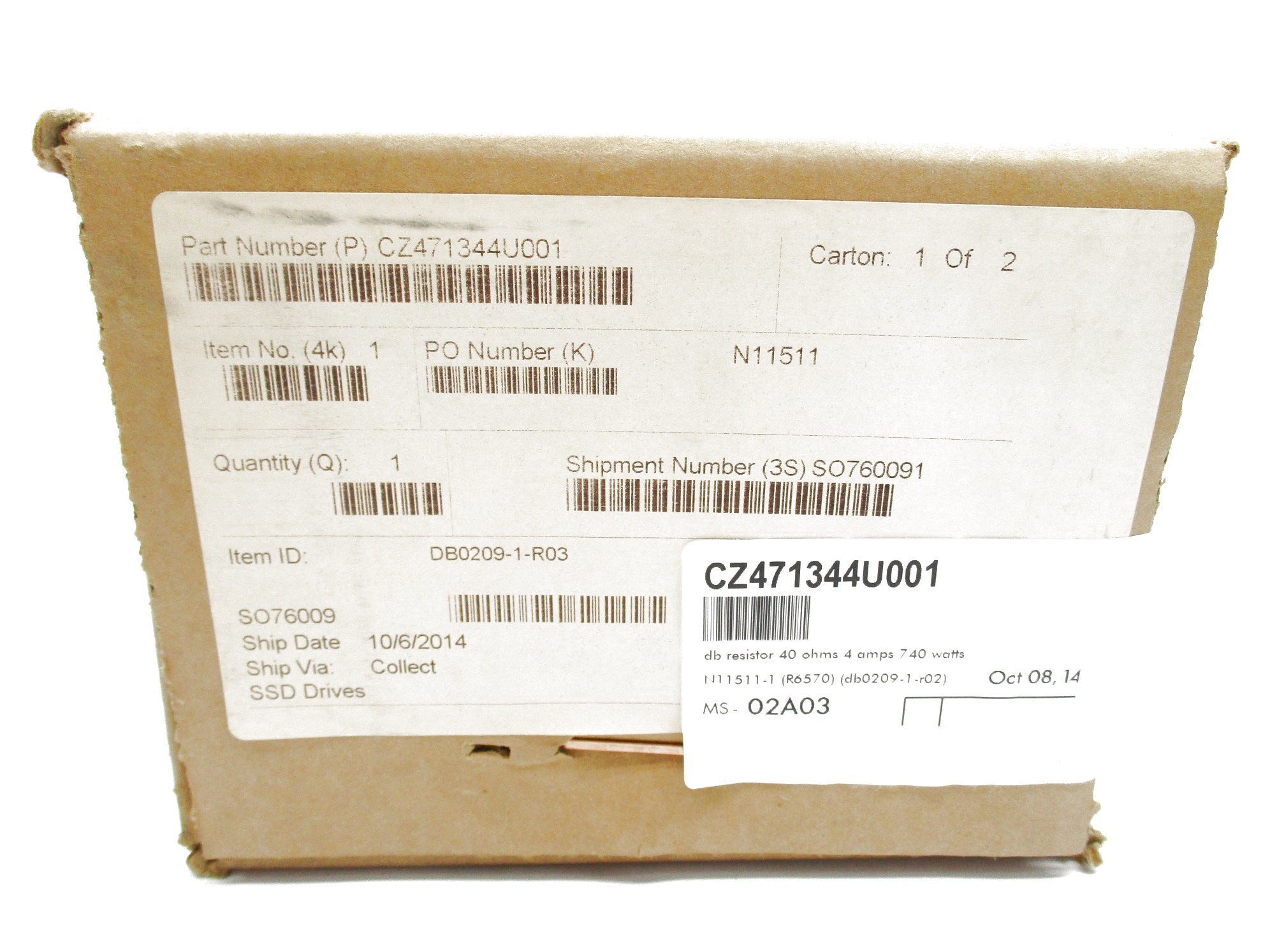 RESISTOR CZ471344U001 NSFS