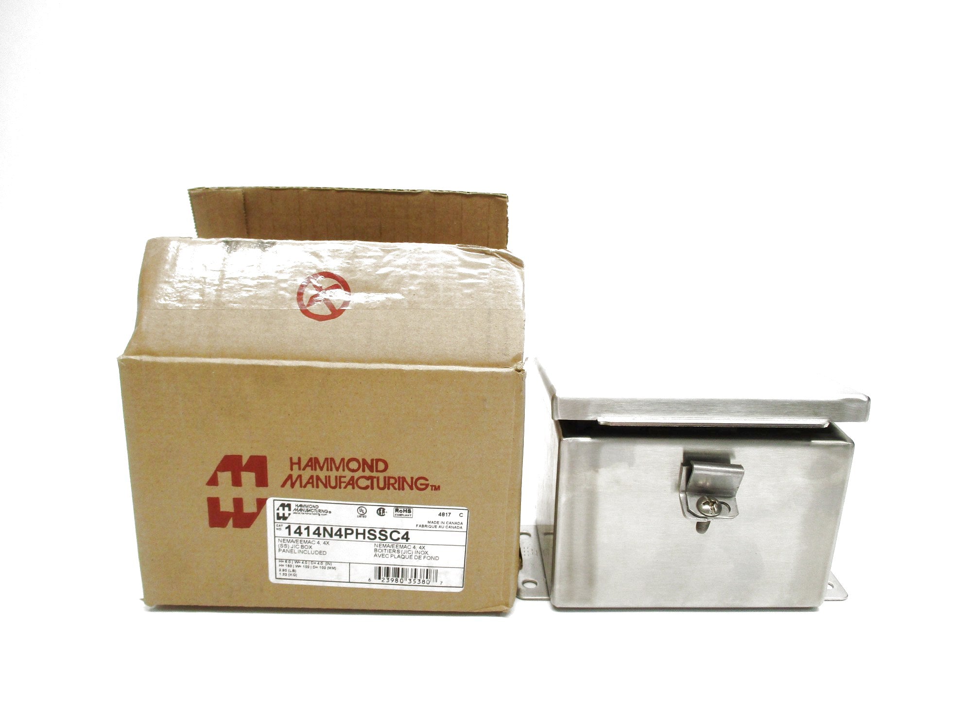 HAMMOND MANUFACTURING 1414N4PHSSC4 NSMP
