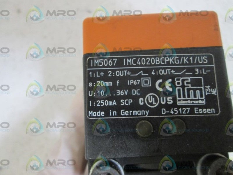 IFM EFECTOR IM5067 INDUCTIVE PROXIMITY SENSOR UNMP