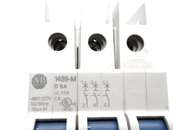 ALLEN BRADLEY 1489-M3D060 SER. D 277V 6A NSNP