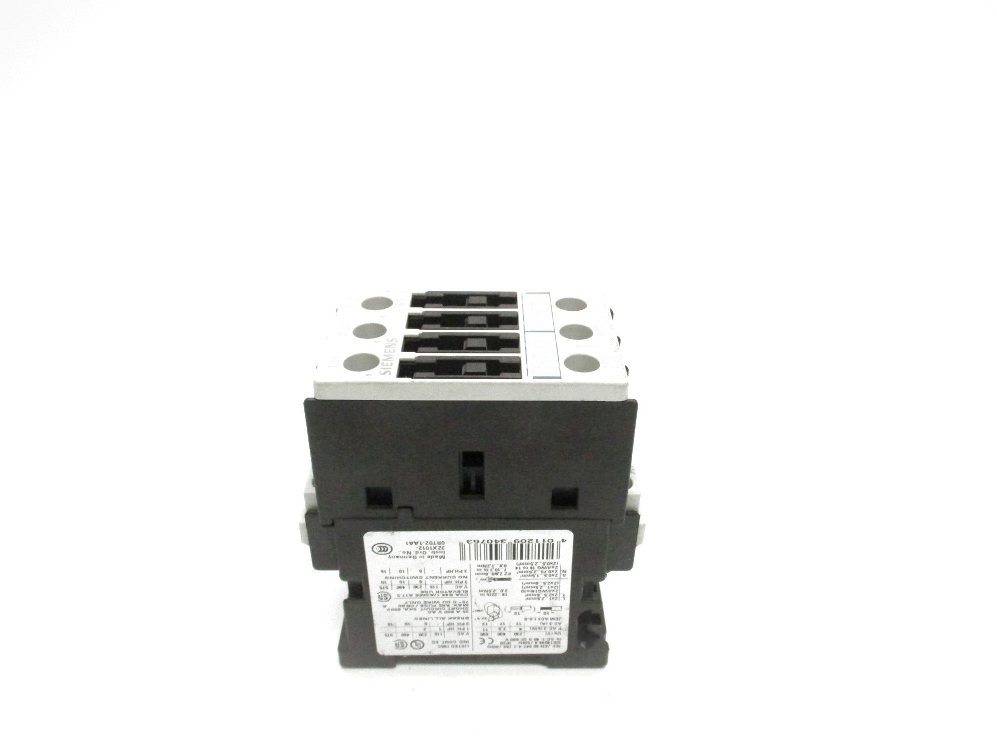 SIEMENS 3RT1025-1AK60 110/120V UNMP