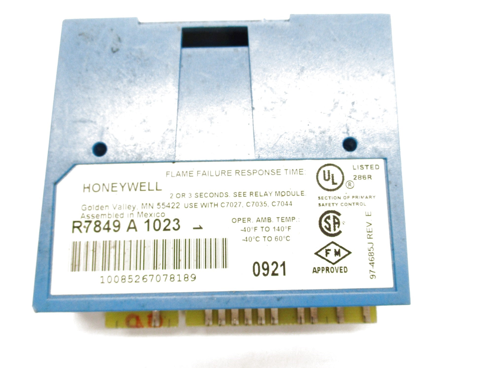 HONEYWELL R7849A1023 1.25VDC 2/3S UNMP