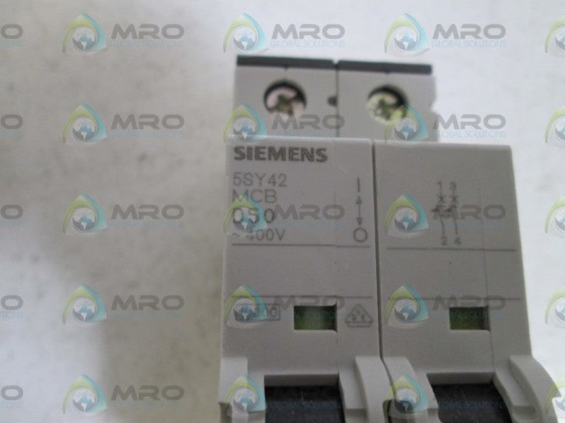 SIEMENS MINI CIRCUIT BREAKER 5SY4 250-8 NSMP