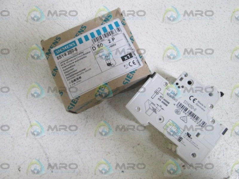 SIEMENS MINI CIRCUIT BREAKER 5SY4 250-8 NSMP
