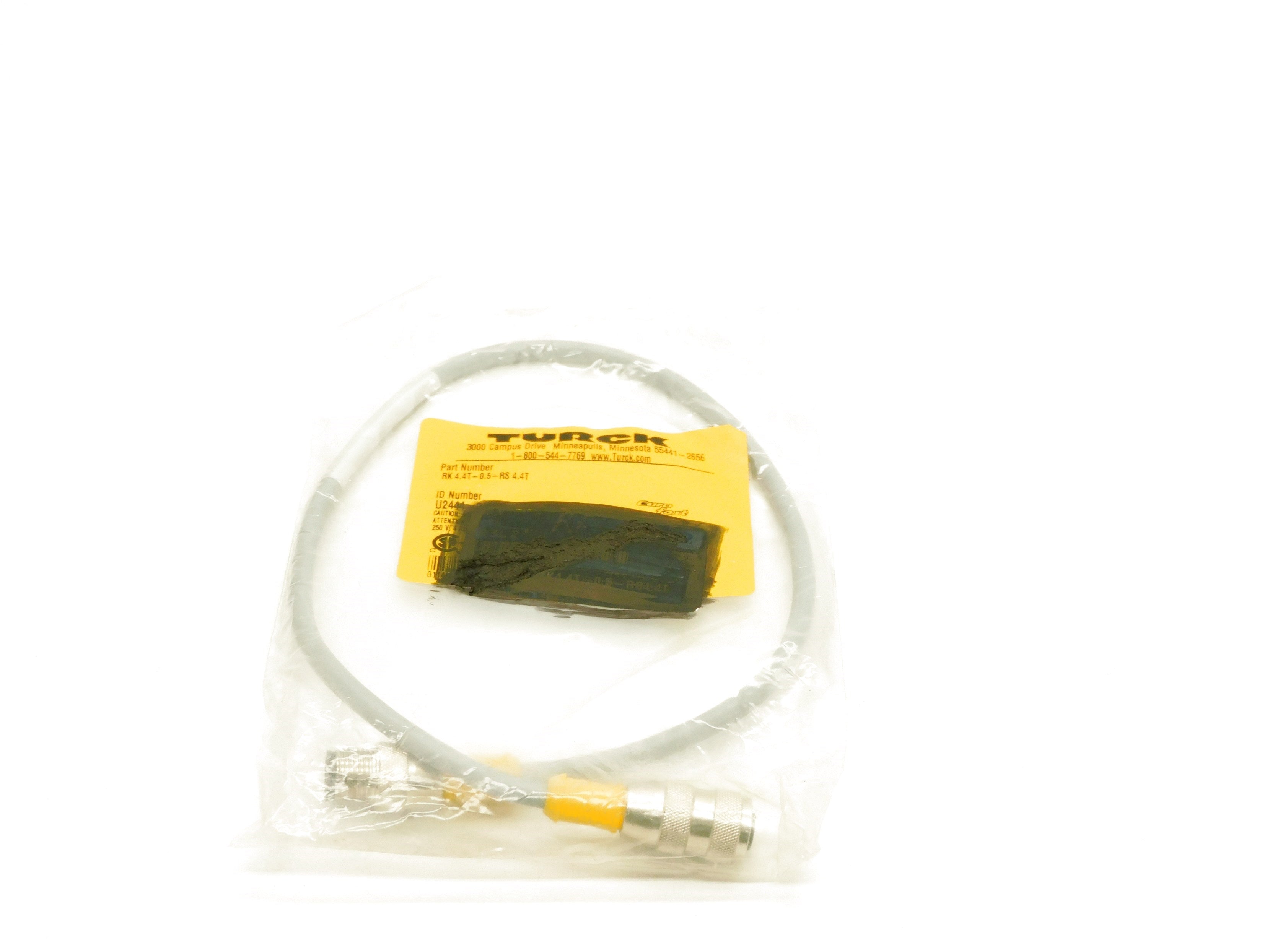 TURCK RK4.4T-0.5-RS4.4T U2444-0 250V 4A NSMP
