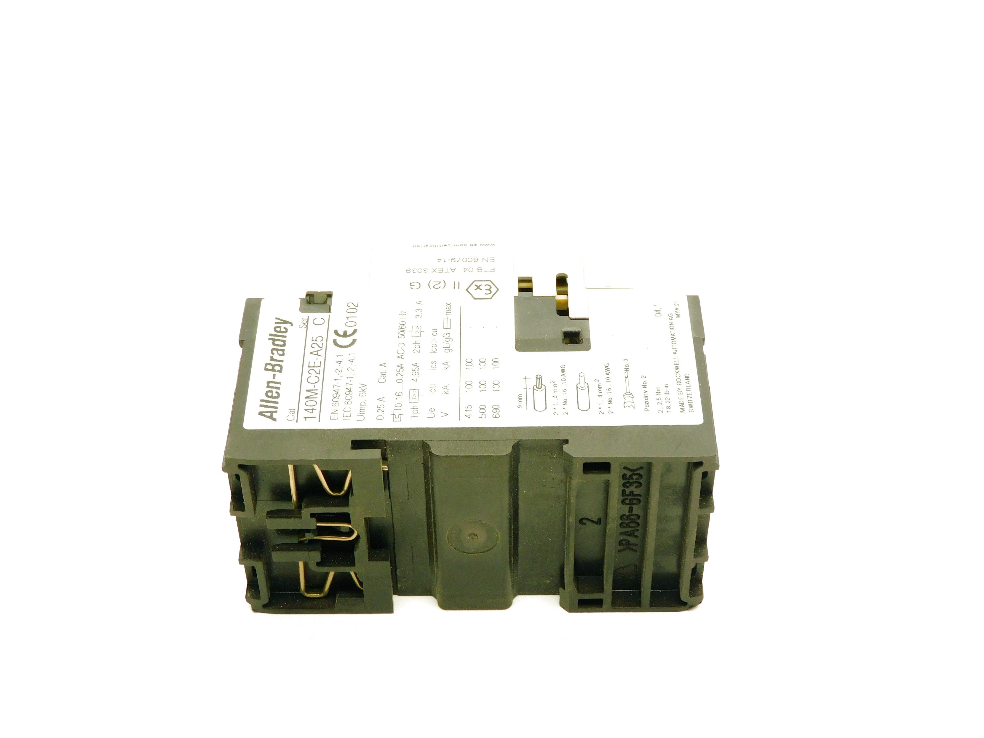 INDUSTRIAL SPARE PART 140M-C2E-A25 SER. C 690V 0.16-0.25A UNMP