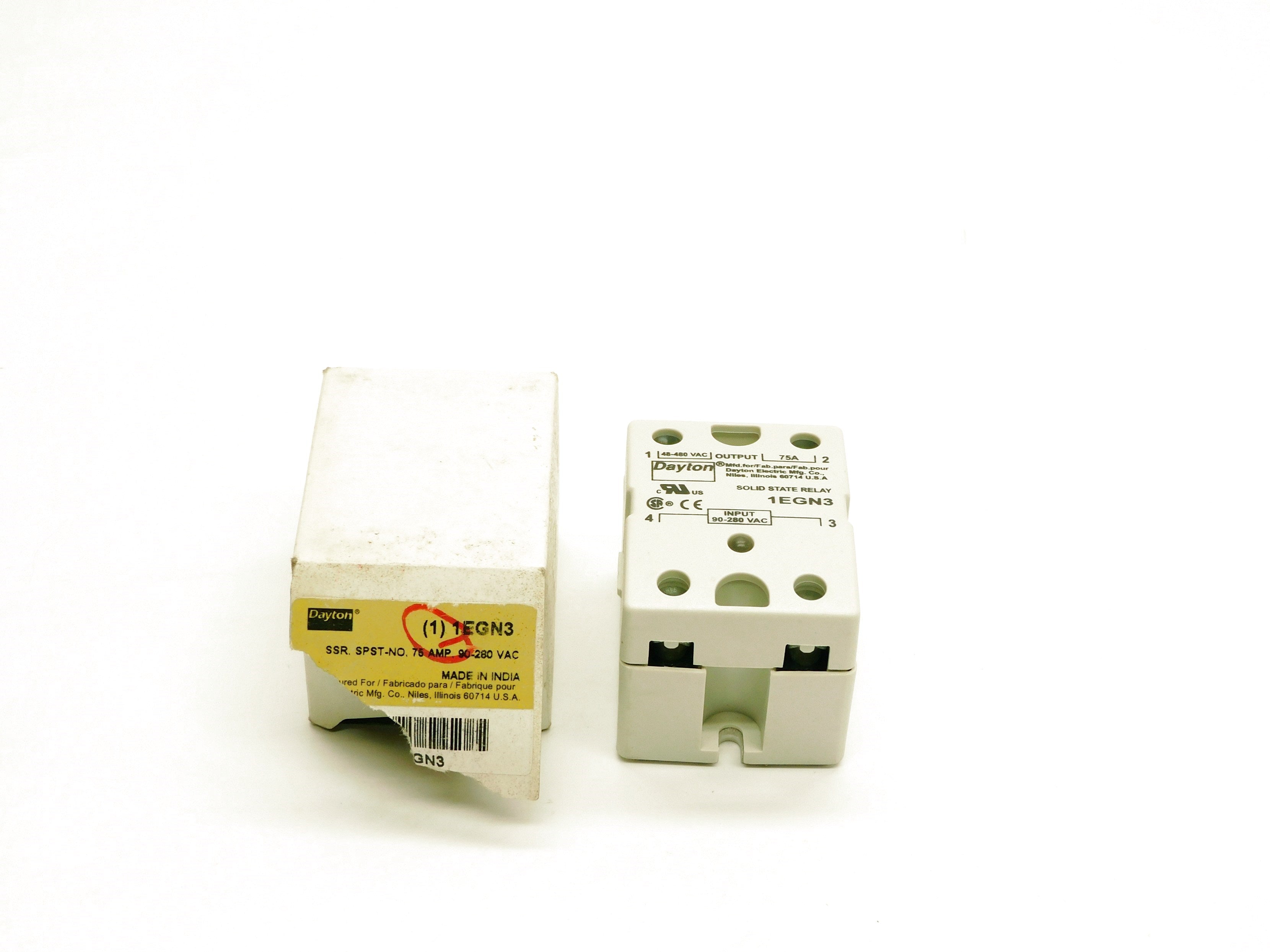 DAYTON 1EGN3 90-280VAC 75A NSMP