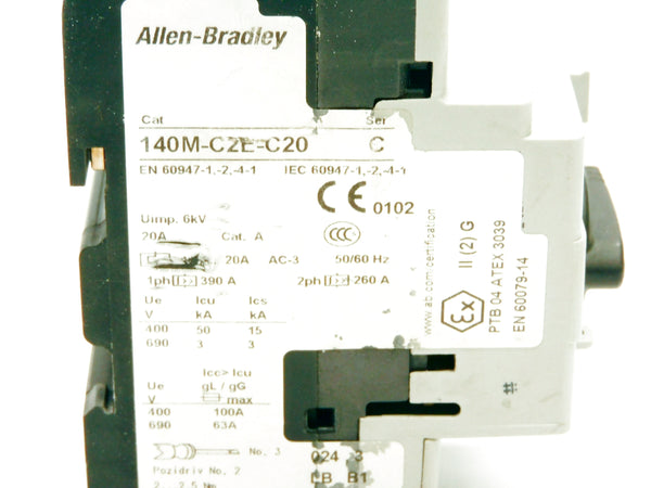 ALLEN BRADLEY 140M-C2E-C20 SER. C 690V 14.5-20A UNMP