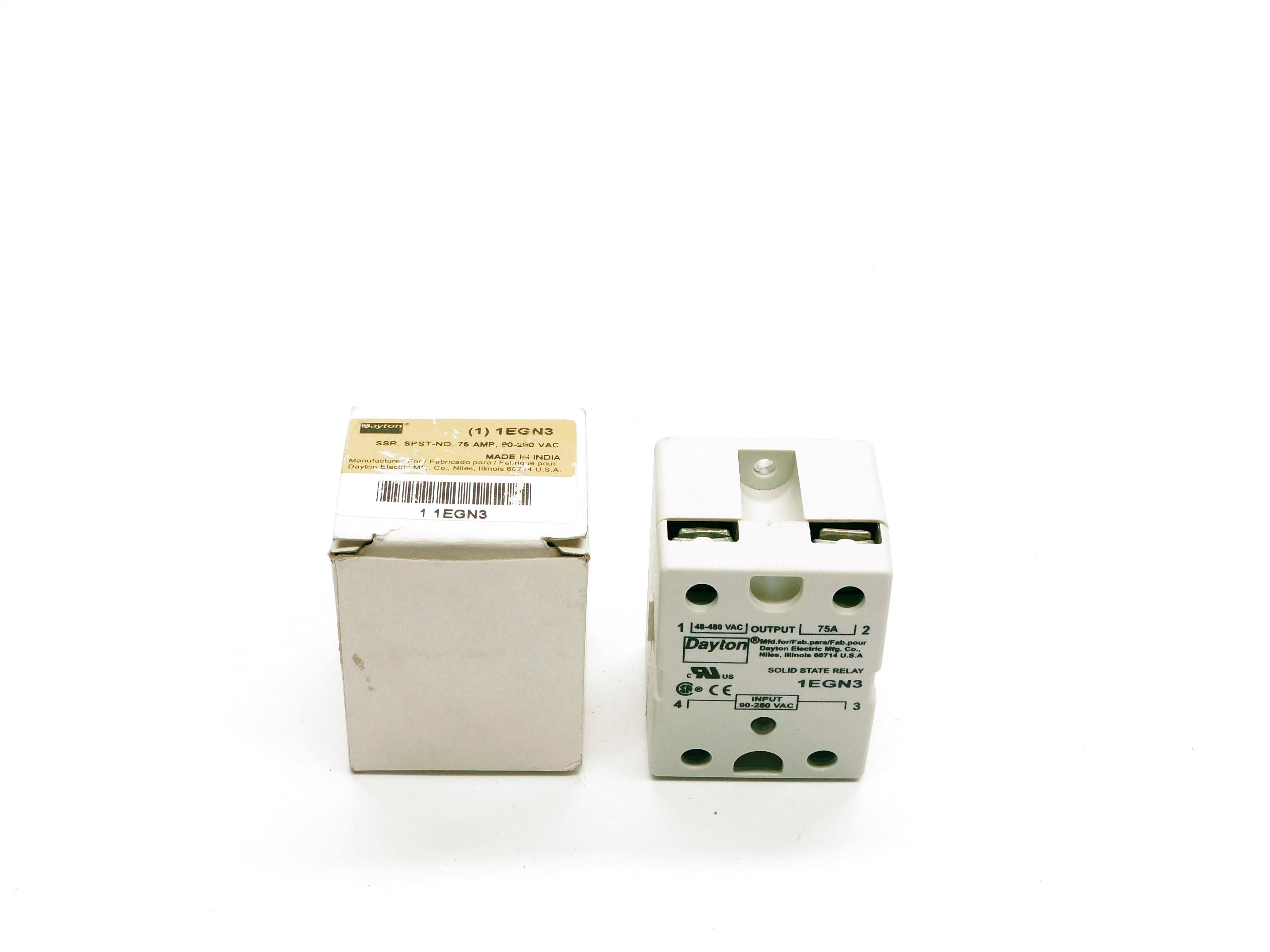 DAYTON 1EGN3 90-280VAC 75A NSMP