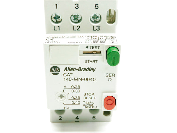 ALLEN BRADLEY 140-MN-0040 SER. D 0.25-0.4A 690V NSMP
