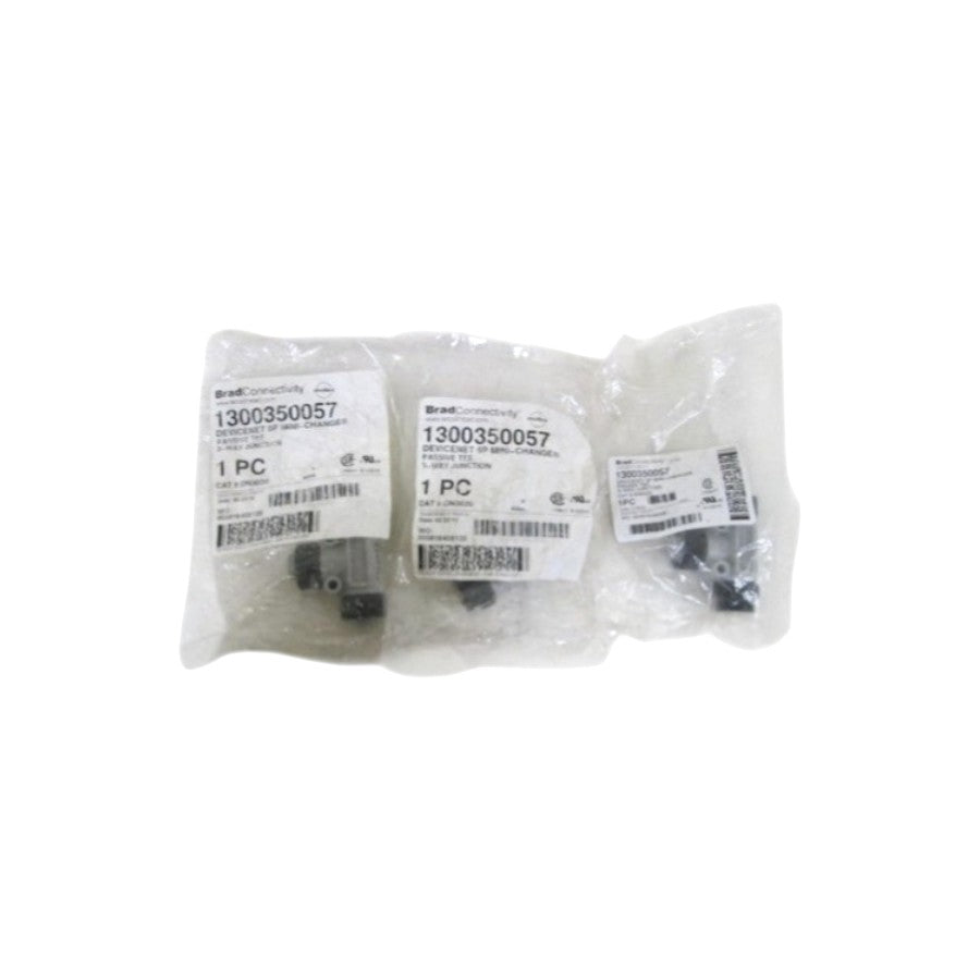 LOT OF 3 BRAD CONNECTIVITY PASSIVE TEE 1300350057 NSNP IN BAG
