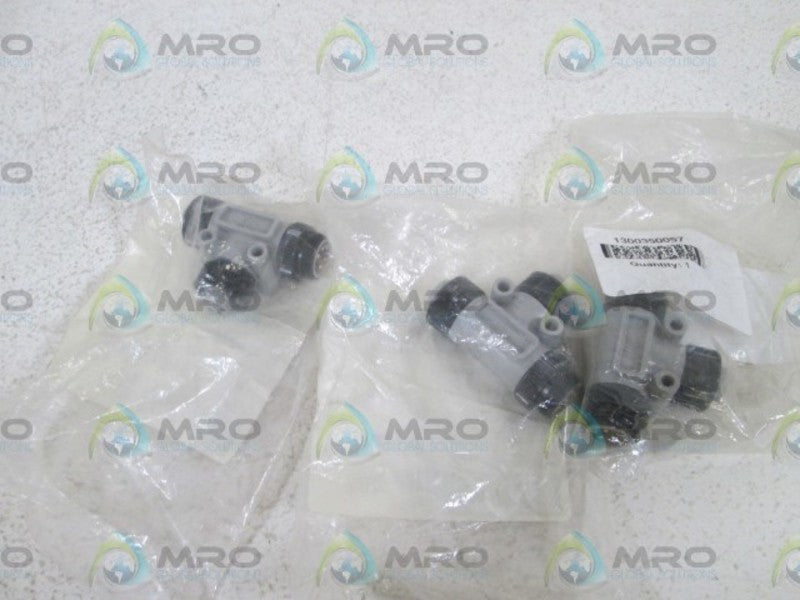 LOT OF 3 BRAD CONNECTIVITY PASSIVE TEE 1300350057 NSNP IN BAG