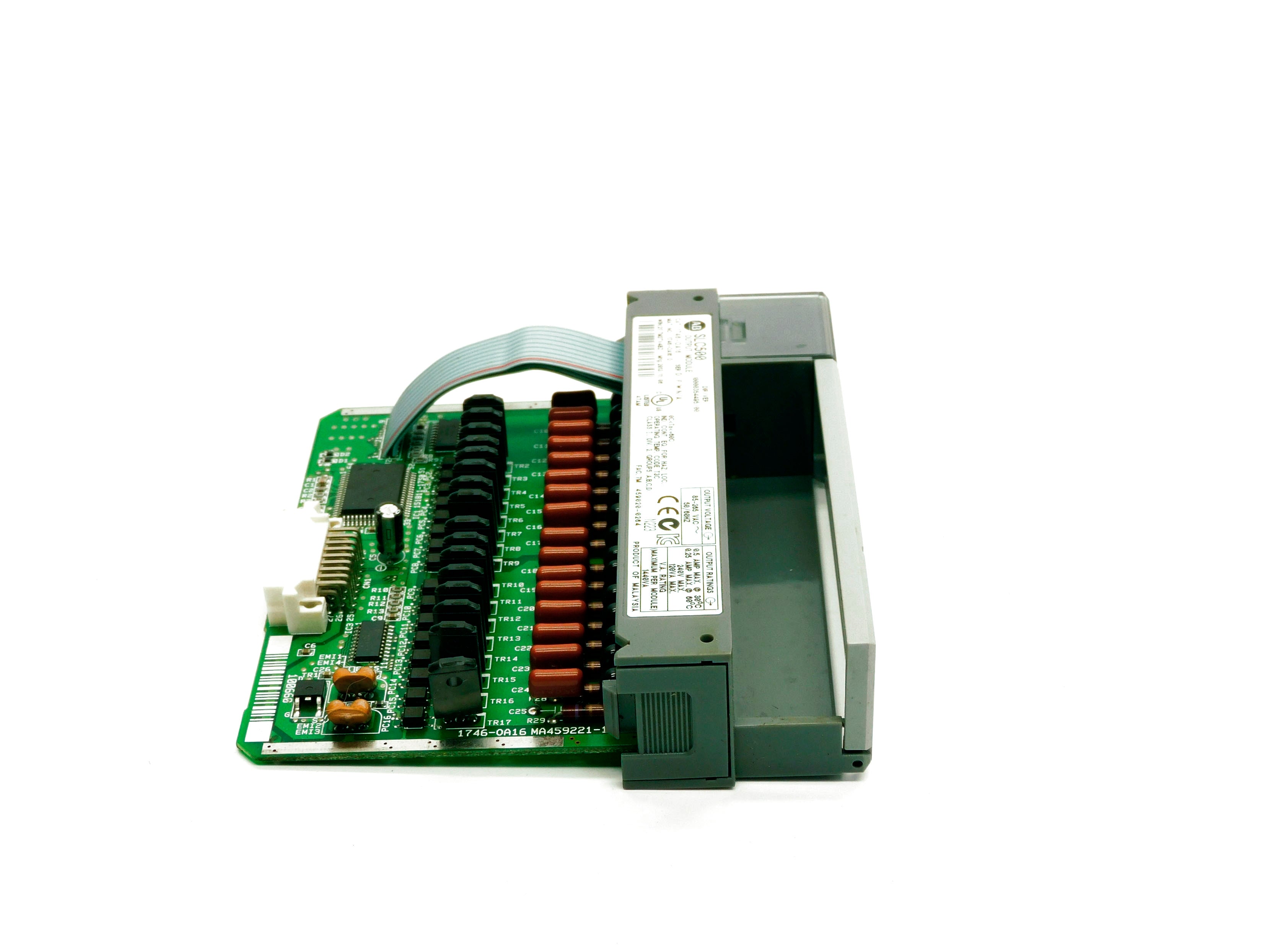 ALLEN BRADLEY 1746-OA16 SER. D 85-265VAC (MISSING TERMINAL) UNMP