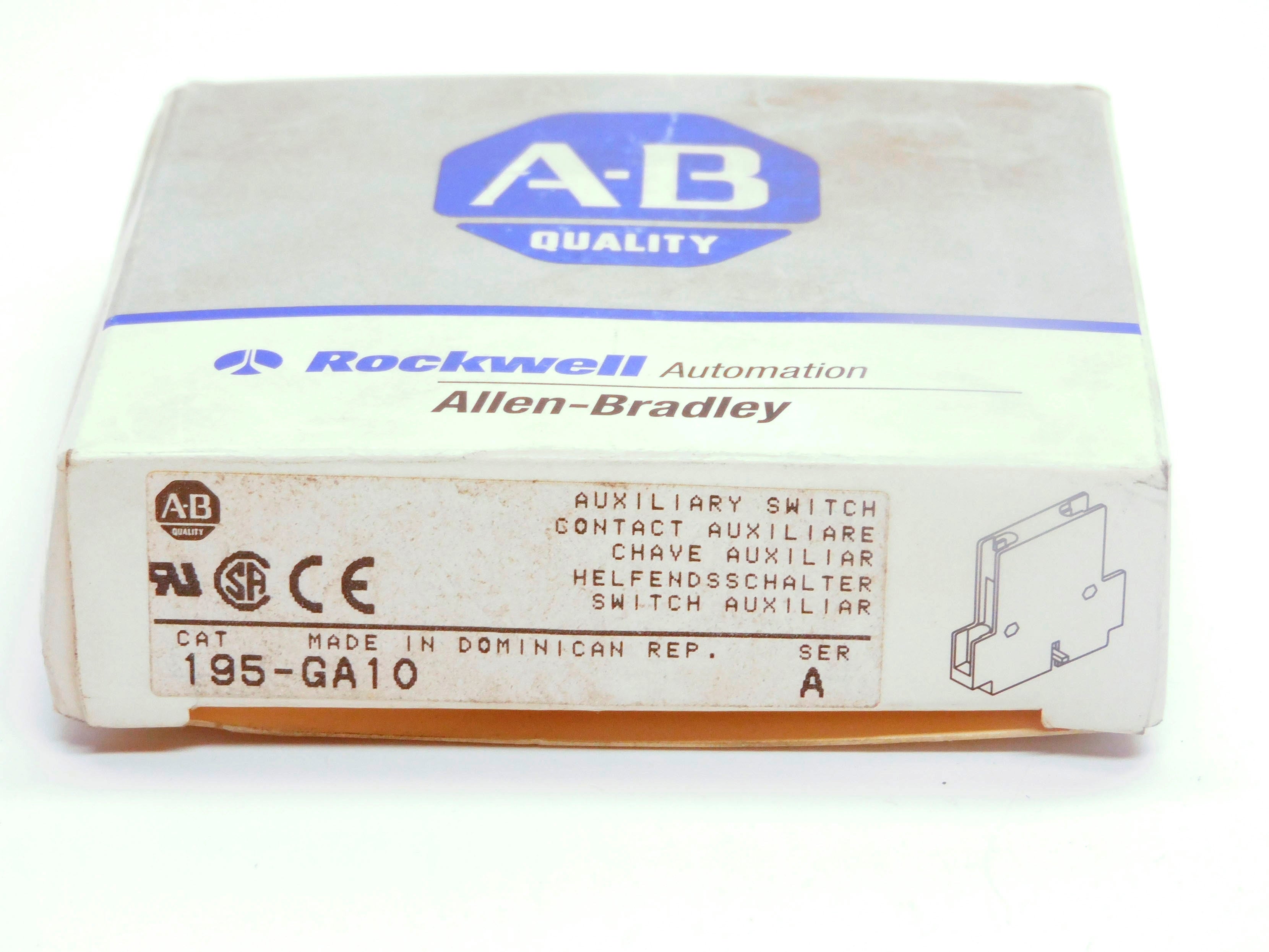 INDUSTRIAL SPARE PART 195-GA10 SER. A 600VAC 1.2A (GY/BL) NSMP